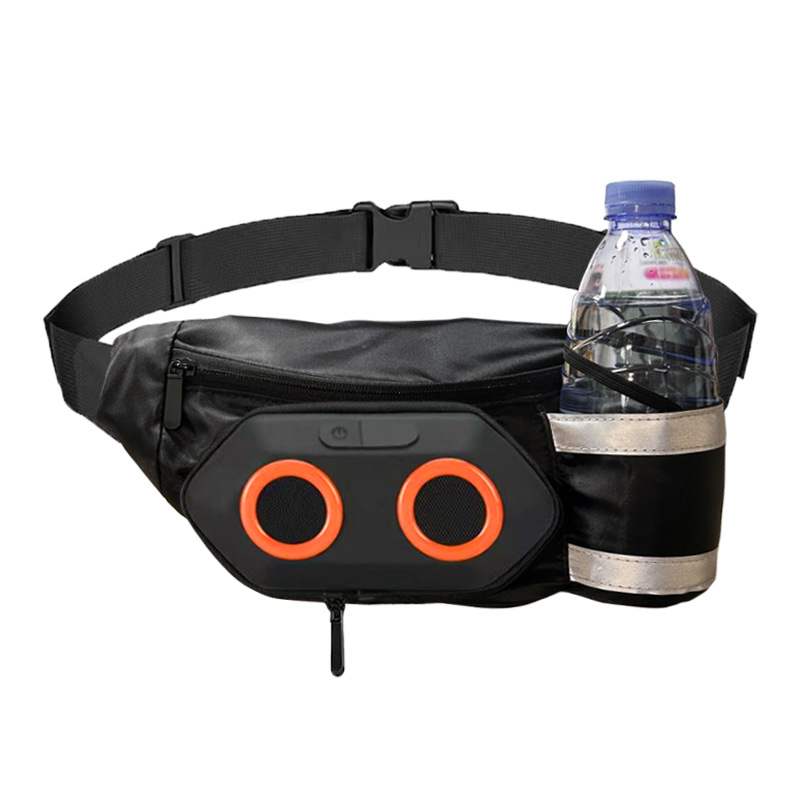 I can put a glass in black with my back